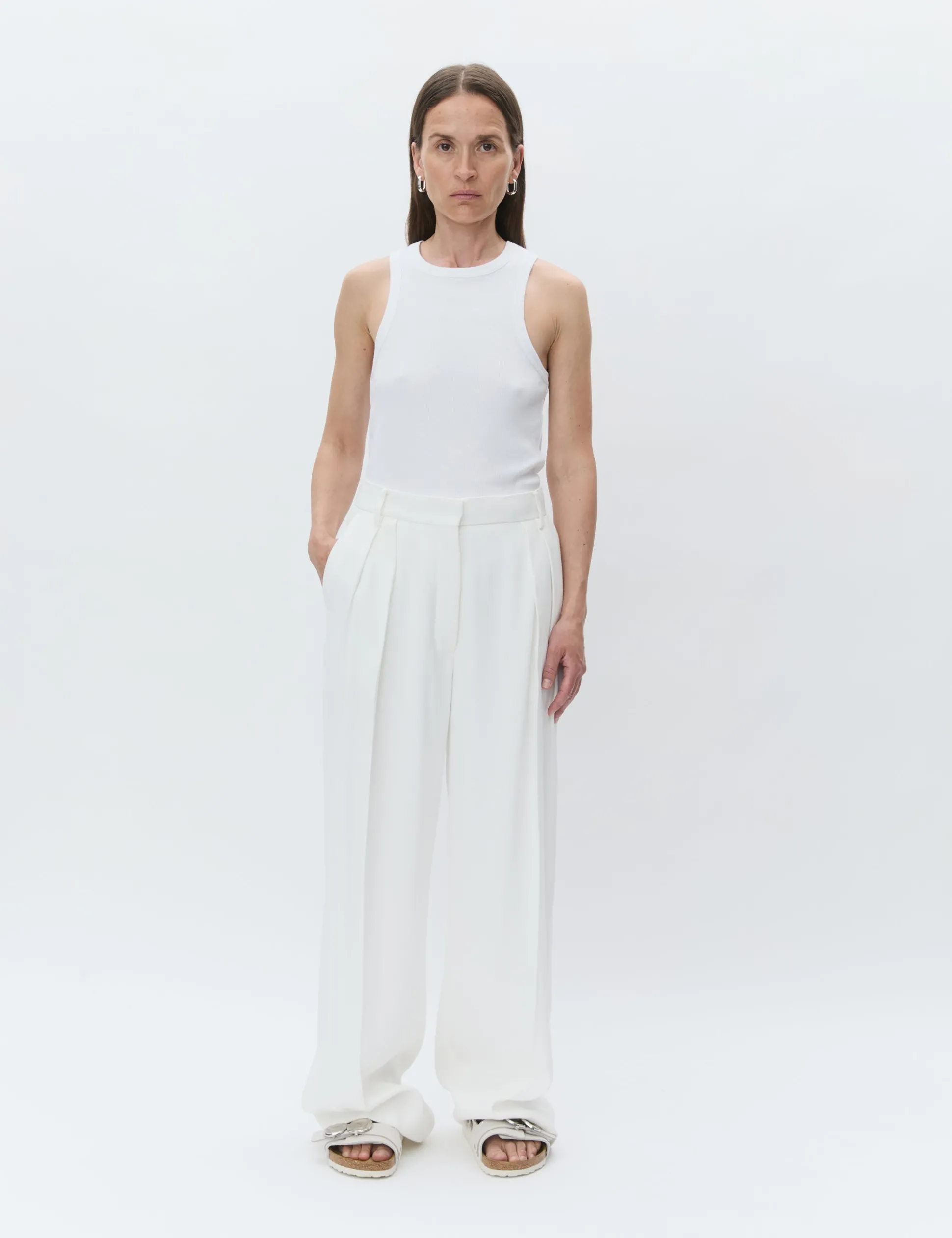 Enzo - Viscose Twill - VANILLA ICE