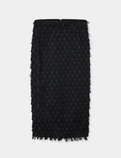 Gabrielle - Abstract Fringes - BLACK