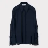 Havanna - Sheer Fringes - Dark Sapphire