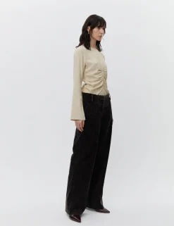 Jade - Contemporary Corduroy Washed - BLACK