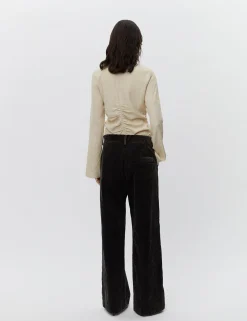 Jade - Contemporary Corduroy Washed - BLACK