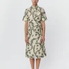 Joanna - Floral Jacquard - ALMOND OIL