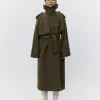 Lynn - Heavy Bonded Viscose - DARK VERDE