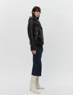 Marvin - Textured Leather - BLACK