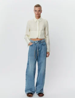 Shania - Sheer Fringes - LEMON ICING