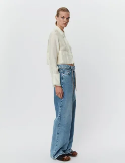 Shania - Sheer Fringes - LEMON ICING