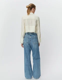 Shania - Sheer Fringes - LEMON ICING