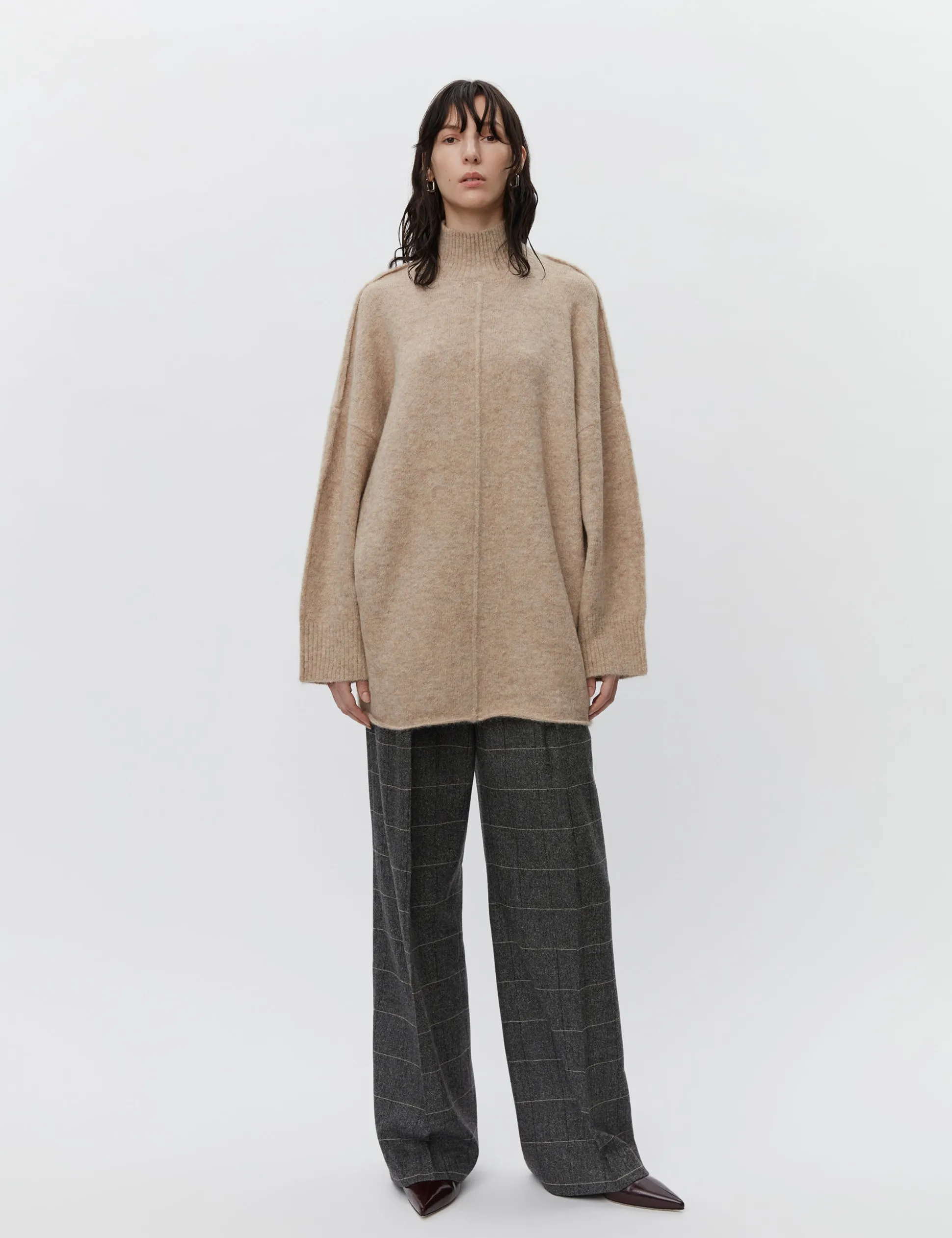 Simone - Winter Alpaca - BEIGE MELANGE